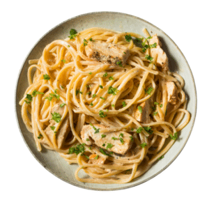 CHICKEN & SHRIMP ALFREDO